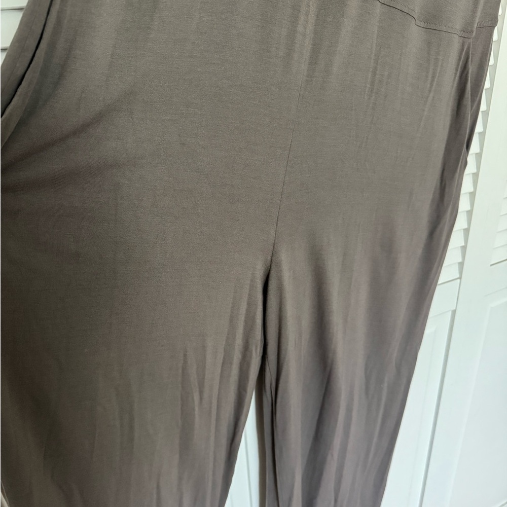 Eileen Fisher Charcoal Grey Jumpsuit Sz L - Picture 5 of 7